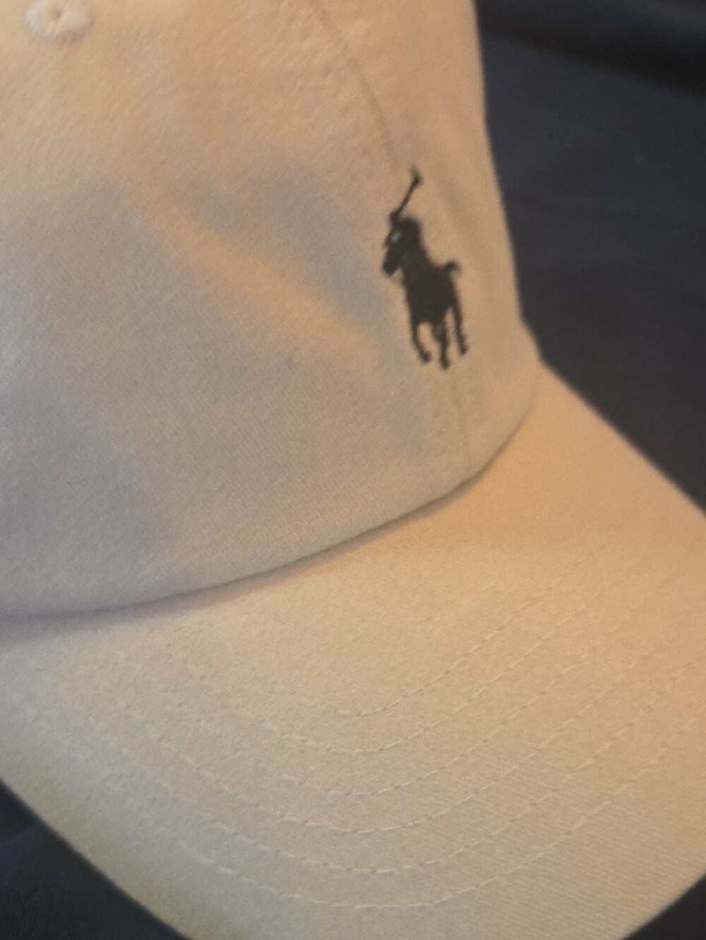 Ralph Lauren Stone Khaki Baseball Cap | Black Pony Logo | Adjustable Dad Hat - Picture 11 of 11